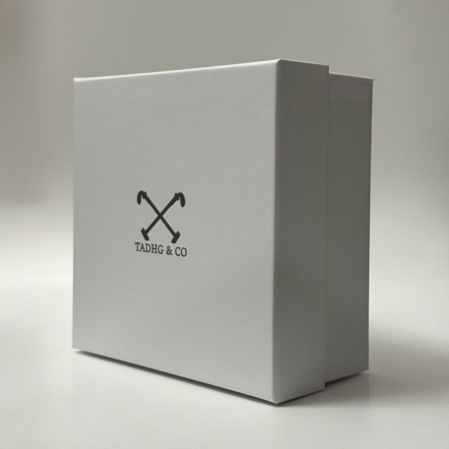 The TADHG Signature Belt box for TADHG & CO. Top grain Italian leather belt.