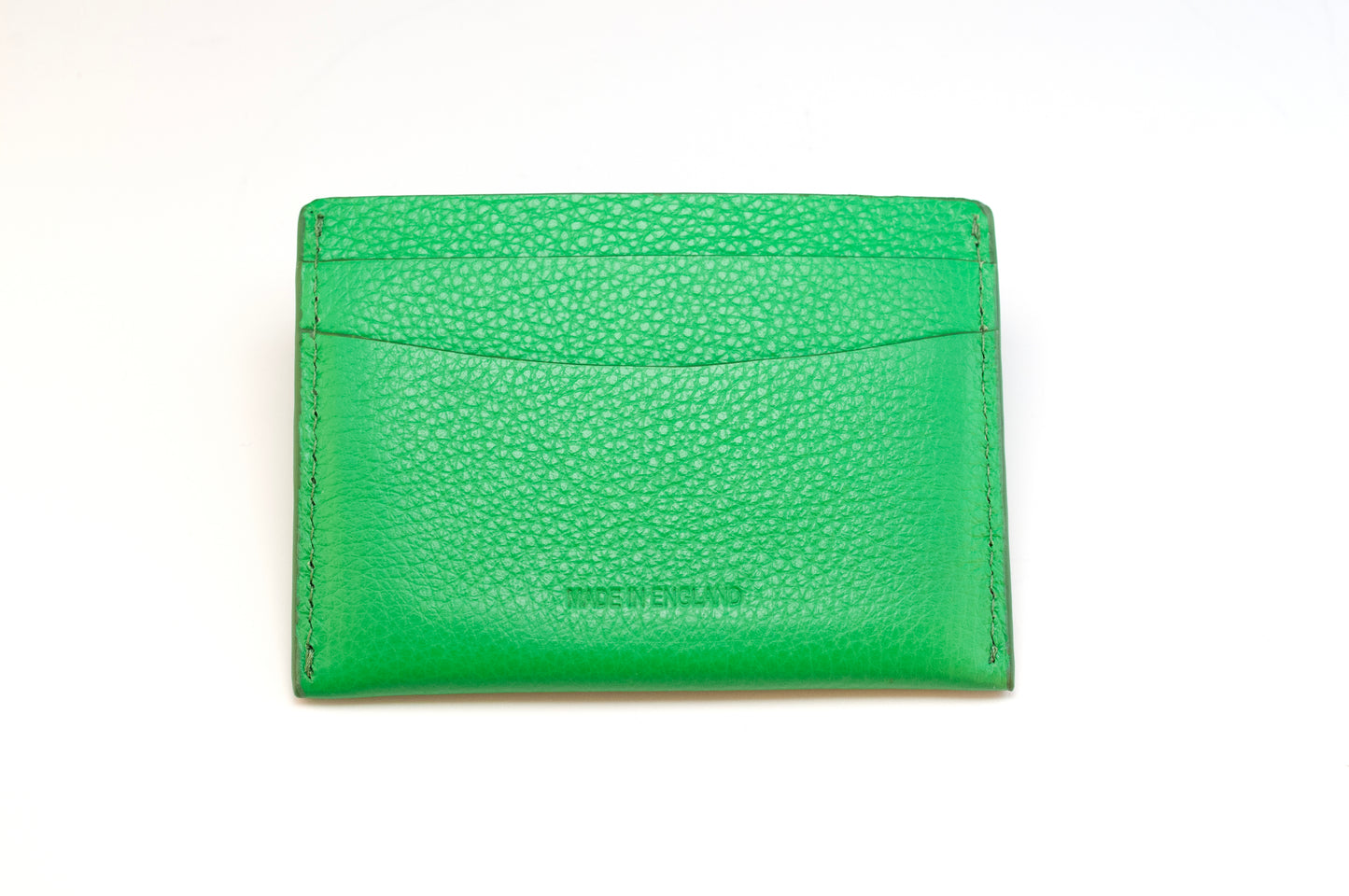 Green Pebble Grain Card Holder