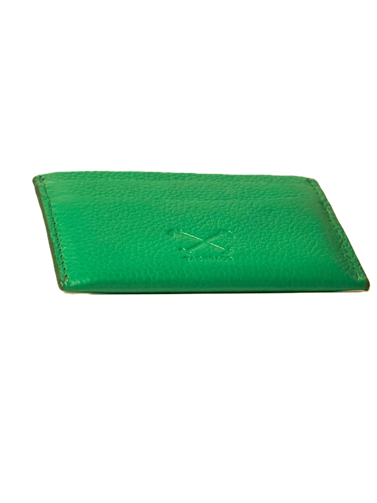 Green Pebble Grain Card Holder