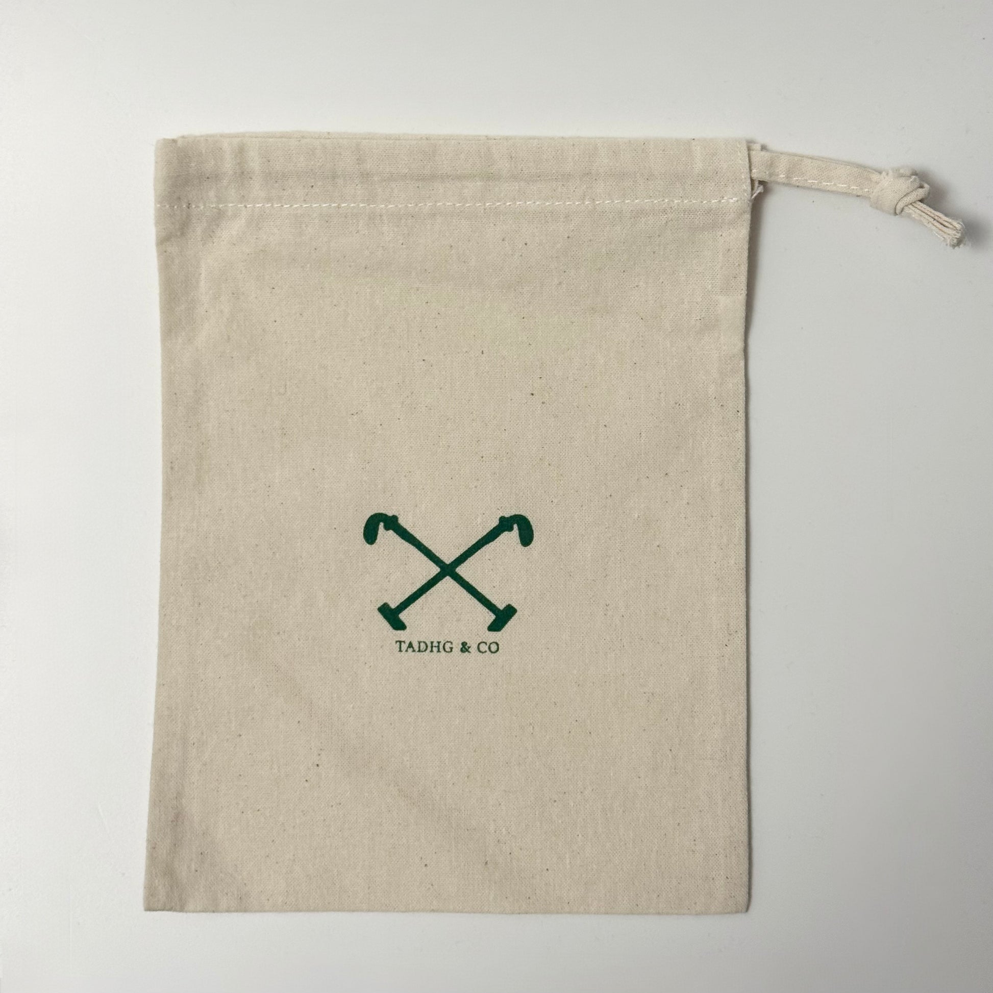 The TADHG Signature Belt dust bag - for  TADHG & CO top grain Italian leather belt.